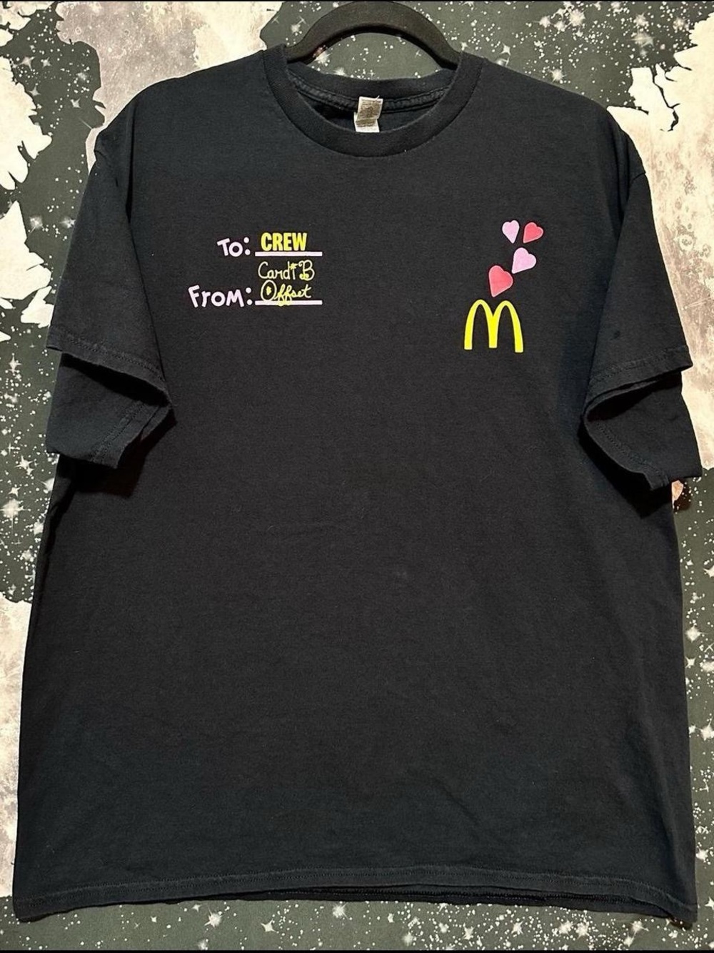 McDonald’s Cardi B & Offset Meal Employee Shirt